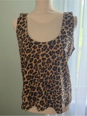 🆕 Abercrombie & Fitch Leopard Print Silky Tank Top / NWT! / Size Medium